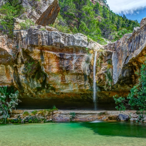 shutterstock 192016427 - Los Charcos Waterfall near Ontinyent